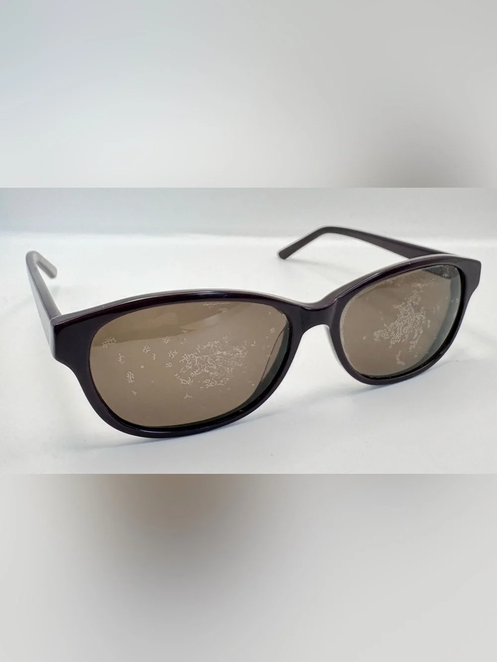 Purple Oval Sunglasses Frames Only